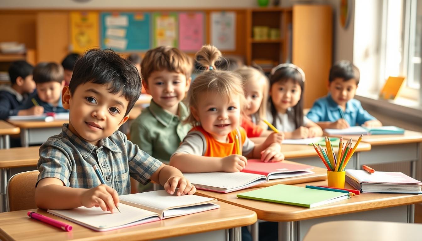 Structured study materials and learning resources on a desk